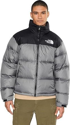 The North Face 1996 Retro Nuptse Jacket Mens Coat Smoked Pearl/TNF Black : 2XL, Down/Nylon