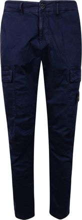 Stone Island Slim-fit Broeken - Heren - Slim Fit Broeken - Blauw - W31 - Broeken