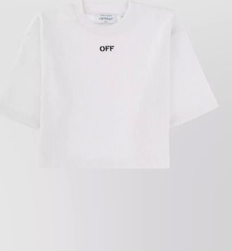 Off-white cropped t-shirt