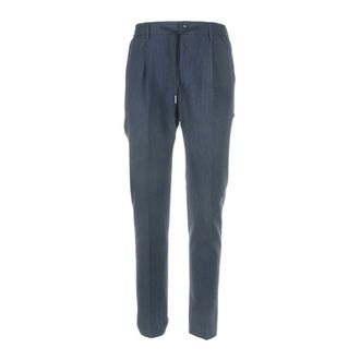 Tagliatore Straight Pantaloni - - Trousers - Uomo - Blu - S