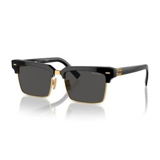 Miu Miu MU10ZS 1AB5S0 Black/Gold/Dark Grey