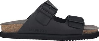 Mephisto Heren sandaal met Soft Air Technology - Heren - Sandalen - Zwart - 47 EU - Leer - Schoenen