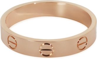 Cartier Pre-Owned Cartier Rose Gold Small Model Love Ring