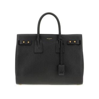 Saint Laurent Tassen, Dames, Zwart, ONE Size, Leer, Sac de Jour Handtas