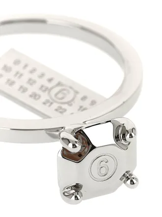 Maison Margiela Numeric Key Case - Silver