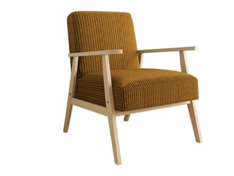 Mirjan24 Sill&oacute;n Clovis 100, Poso 01, 76x59x67cm, Tapiz, Patas: Madera, 0