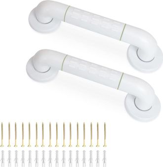OEM Barras De Apoyo Espec&iacute;ficas Para Personas Mayores: Juego De 2, Antideslizantes, De 30 Cm, Barras De Apoyo Para Ducha Ultrarresistentes (capacidad De C
