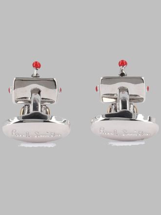 Paul Smith Robot-Shaped Cufflinks - Silver