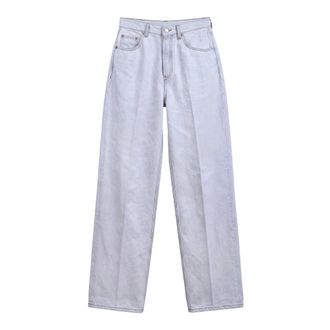 Department Five Wide Jeans, female, Blue, Size: W27 Express Wide-leg Jeans