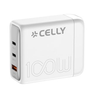 Celly Cargador De Pared Celly Ps3gan100wwh Blanco 100 W