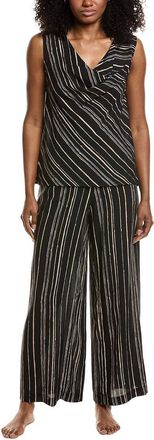 Natori 2pc Tate Silk-Blend Pajama Set