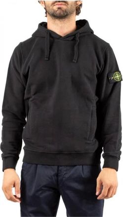 Stone Island Hombre, Sudaderas, Negro, Talla: S