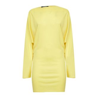 Jacquemus Short Dresses, female, Yellow, Size: XS Mistral Dress