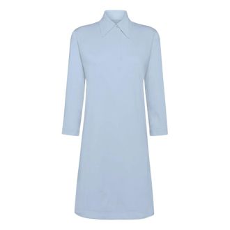 Roberto Ricci Design Rrd, Kleedjes, Dames, Blauw, M, Leer, Oxford Dress