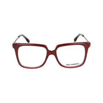 Karl Lagerfeld Glasses, female, Orange, Size: 55 MM Kl6077 Eyeglasses