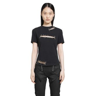 Dilara Findikoglu Black Safety Pin T-Shirt