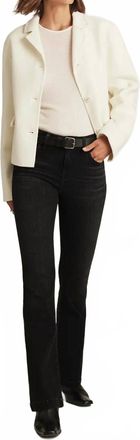 Mavi Sydney Feather Jeans In Dark Smoke