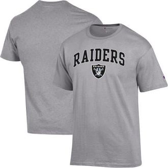Champion Mens Champion Gray Las Vegas Raiders Arch Over Logo T-Shirt at Nordstrom, Size Medium