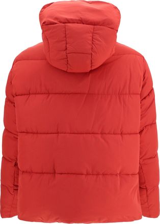 Pinko Womens Giza Down Jacket Rosso Rio Coat