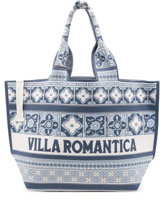Alemais Villa Romantica Jacquard Maxi Tote Bags