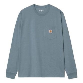 Carhartt Work in Progress Long Sleeve T-Shirt Blue I030437-3GG-XX