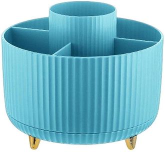 OEM Tubo Organizador Giratorio Para Brochas De Maquillaje Para Escritorio, Caja Para El Cuidado De La Piel, Giratorio, 15 15 12,5 Cm