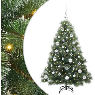 vidaXL &Aacute;rbol De Navidad Artificial Con 150 Led Verde 120 Cm Pe Y Pvc Vidaxl
