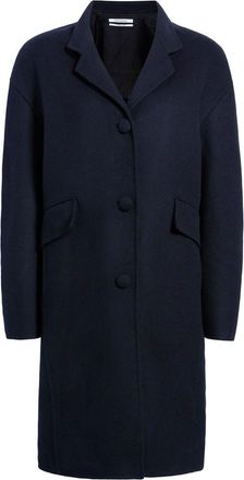 Another Tomorrow wool cocoon coat - women - Wool - L - Black