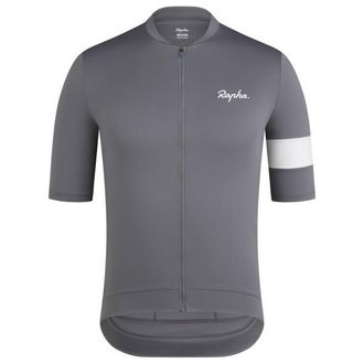 Rapha Core Jersey Velotrikot f&uuml;r Herren | grau