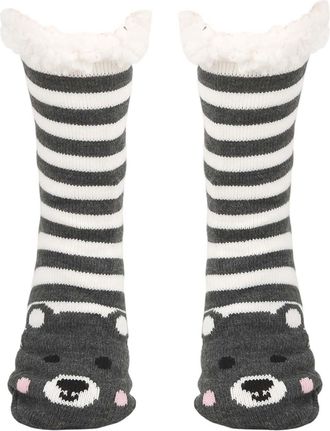 Generic Animal Slipper Socks Cartoon Socks Floor Socks Adult Winter Plus Velvet Socks Sleeping Socks Carpet Socks Slippers Socks Comfy