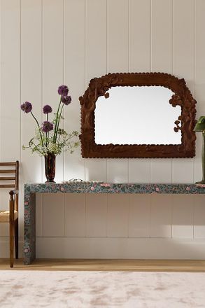 Anthropologie Hale Canvas Console Table