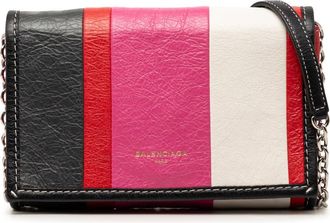 Balenciaga Pre-owned Balenciaga Lambskin Bazar Crossbody Ladies X1G3ANWJUMZ3UWYK