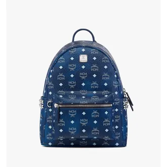 MCM Small-Medium Stark Side Studs Backpack in Visetos