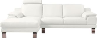 Egoitaliano Ecksofa »Shakira, Design und super Sitzkomfort auf hohem Niveau, tolle Details« mit Recamiere, L-Form, edle Füsse