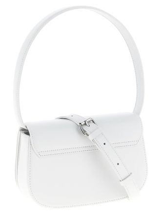 Diesel Leather Shoulder Bag - White