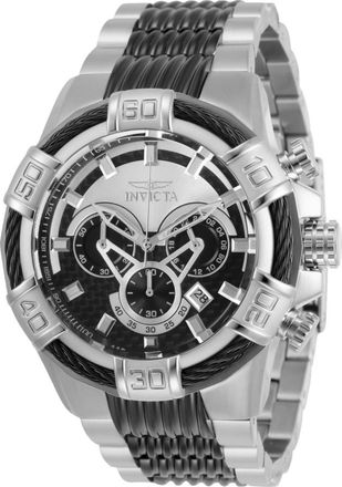 Invicta Bolt Chronograph Quartz Silver and Black Dial Mens Watch 29569
