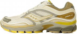 Saucony Mens Progrid Omni 9 Sneakers In Ivory/ Moss