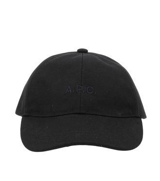 A.P.C. Black Charlie Logo Baseball Hat