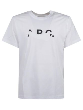 A.P.C. White Logo T-shirt