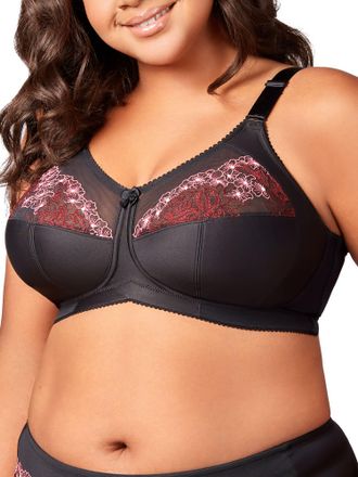 Elila Womens Blossom Swiss Embroidered Wire-Free Bra