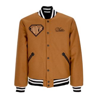 Iuter Varsity Wol College Jack - Heren - Bomber jackets - Bruin - M - Wol - Jassen