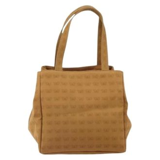 Bottega Veneta Pre-owned Handbags, female, Brown, Size: ONE SIZE Pre-owned Canvas Handbag