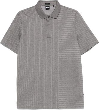 BOSS Polo a righe - Grigio