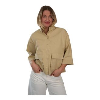 Jcsophie Dames, Jassen, Beige, Maat: M Katoen