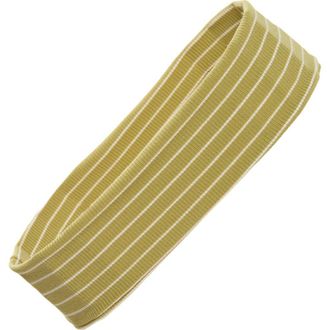 Tasha Stripe Rib Head Wrap in Green at Nordstrom