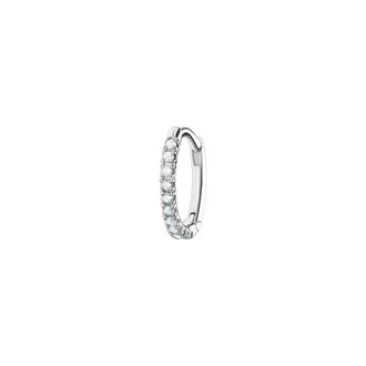 Thomas Sabo Thomas Sabo - Clip Hoop Oorbel - Dames - Accessoires - Grijs - Maat: ONE Size