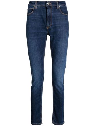 HUGO BOSS Jeans met toelopende pijpen - Blauw