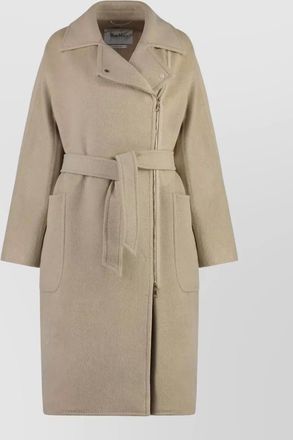 Max Mara virgin wool belted coat