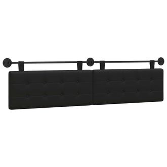 vidaXL Cabecero Colgante Negro Cuero Sint&eacute;tico Vidaxl
