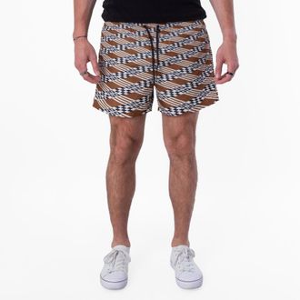 Fendi Printed Polyester Swimming Shorts, Brand Size 50 ( US Size 40 )